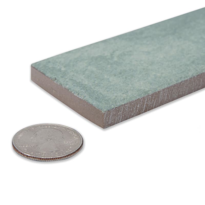 Merola Tile Tucson Seawater 1-7/8" x 17-3/4" Porcelain Floor and Wall Tile