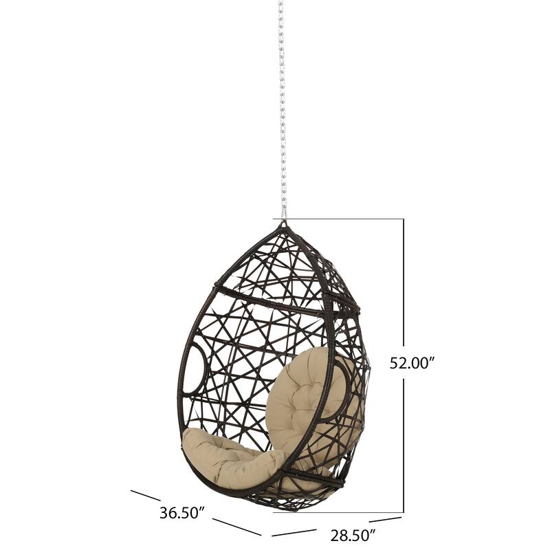 Baja Hanging Chair by Christopher Knight Home - 400 lb limit