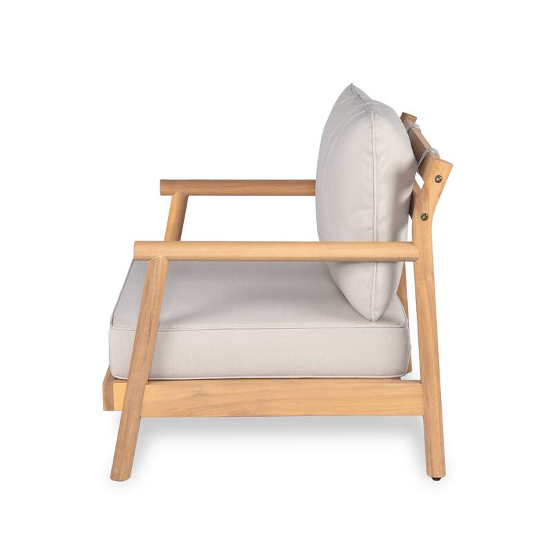Christopher Knight Home - Delano Outdoor Acacia Wood Patio Set