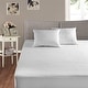preview thumbnail 5 of 3, Cottonpure Sustainable 200 Thread Count Breathable Cotton Mattress Pad - White California King