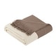 preview thumbnail 1 of 3, Carson Carrington Ventspils Faux Cashmere Throw Taupe