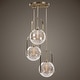 preview thumbnail 2 of 5, Uttermost 21541 Mimas 3 Light 24" Wide Shaded Multi Light Large
