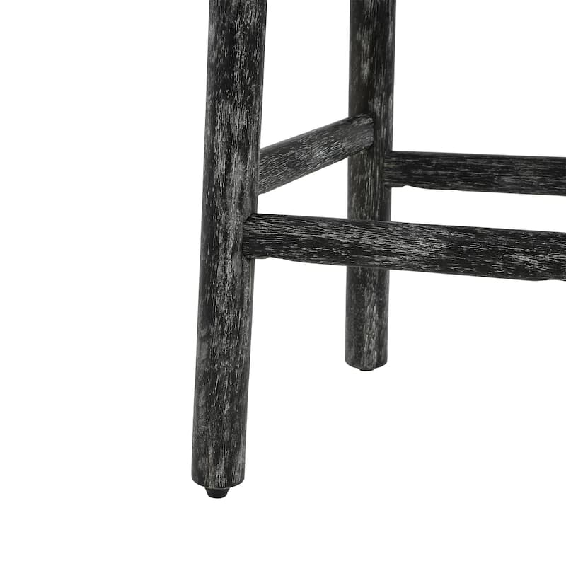 Christopher Knight Home - Riven Natural Rubberwood 27.36" Bar Stool Set