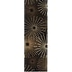 preview thumbnail 2 of 2, Hand-tufted Brown Contemporary Genrich Wool Abstract Area Rug - 3' x 12' Runner - 3' x 12' Runner
