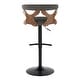 preview thumbnail 7 of 141, Carson Carrington Viby Adjustable Bar Stool with Rounded T Footrest (Set of 2)