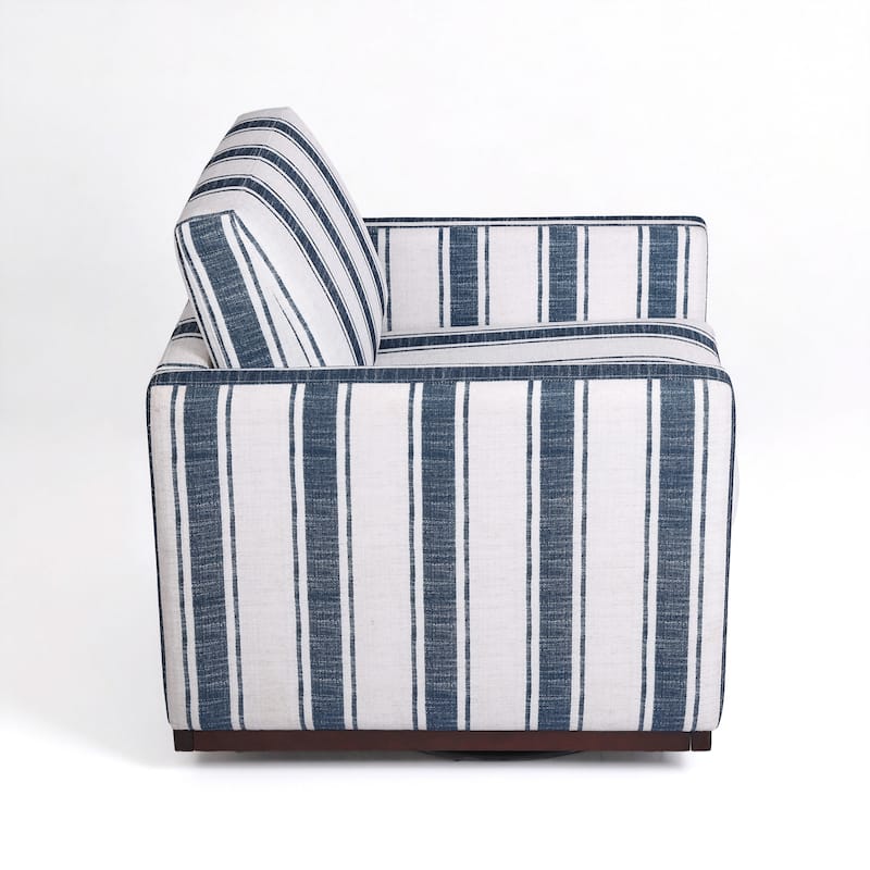Set of 2 Modern Cozy Swivel Accent Chairs Upholstered Arm Chairs