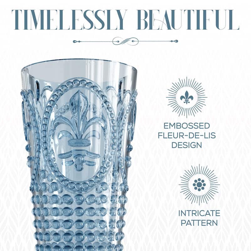 Elle Decor Set of 4 Acrylic Water Tumblers