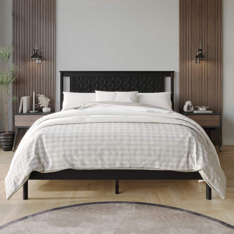 Clayfell Tuskegee Panel Bed - Black - Twin
