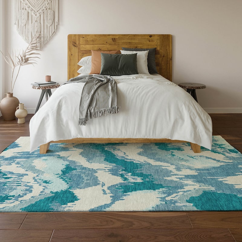 Premium Washable Super Soft Modern Ziggy Mayfield Rug