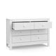 preview thumbnail 37 of 49, Graco Noah 6 Drawer Double Dresser