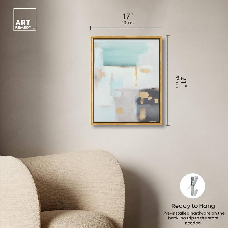 Misty Luxe III Canvas by Art Remedy
