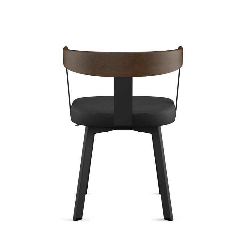 Amisco Lars Dining Chair with Wooden Backrest and Armrests