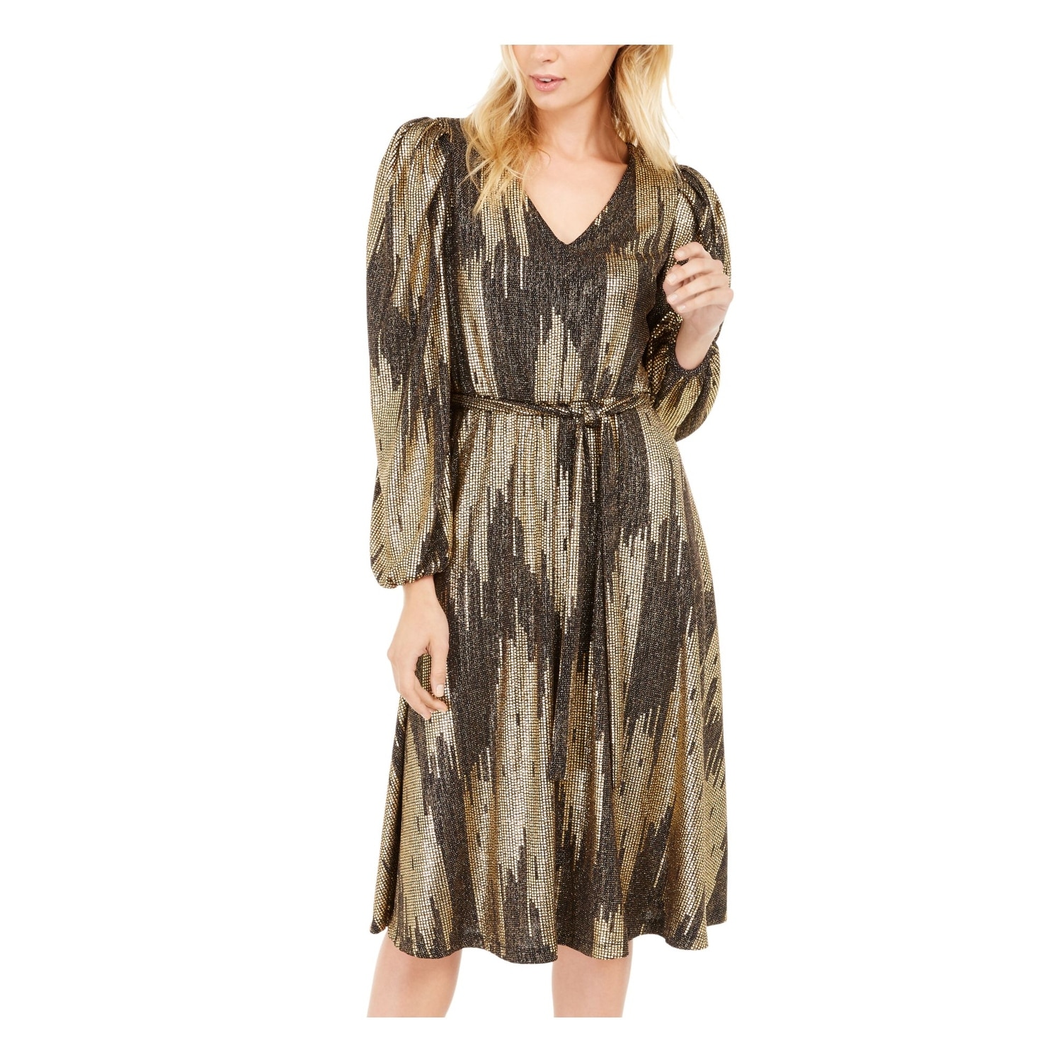 gold dress size 14