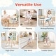 preview thumbnail 12 of 35, Costway 6-in-1 Convertible Wooden Baby Highchair Infant Feeding Chair - See Details