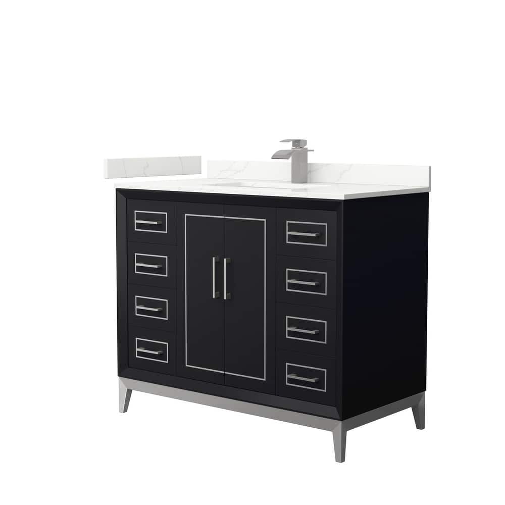 Marlena 42-inch Single Vanity, Quartz Top