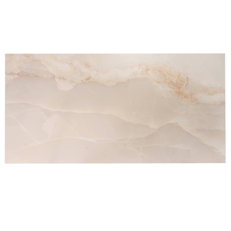 Apollo tile 24" x 48" Splendor Lappato Crepe Pink Porcelain Tile (15.5 sq ft/case) - 2 Pack