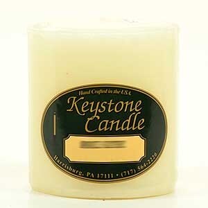 6 Pcs, French Vanilla 3x3 Pillar Candles 3 in. diameterx3.25 in. tall
