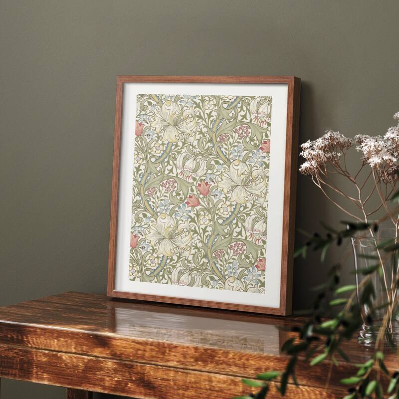 Vintage Floral Print CCCV -Framed Print