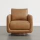 preview thumbnail 47 of 67, Spruce & Spring Rebecca Swivel Accent Chair Armchair with Back Cushion
