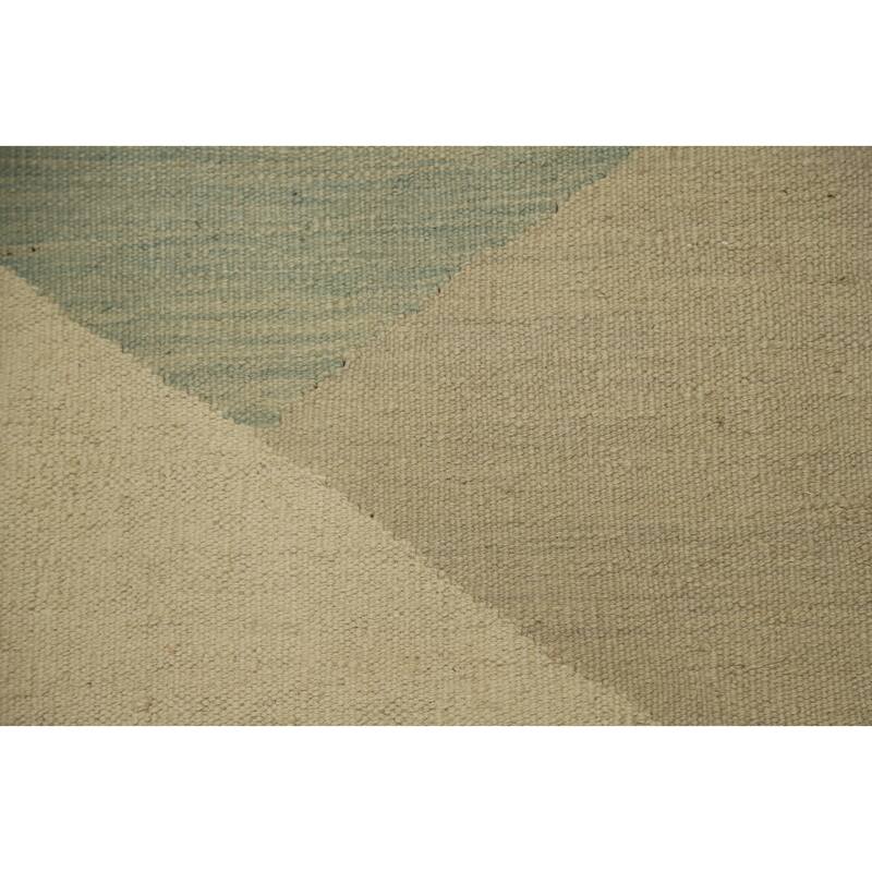 Hand Woven Oriental 100% Wool Carpet Southwestern Modern Multi-Colored Kilim Area Rug - 5' 1'' X 3' 2''