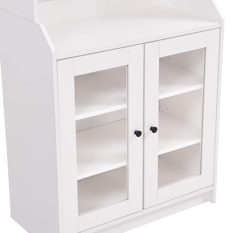 Elegant Tall Cabinet with Acrylic Board Door - N/A