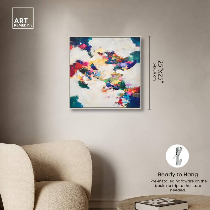 Spectrum Splash Canvas by Art Remedy