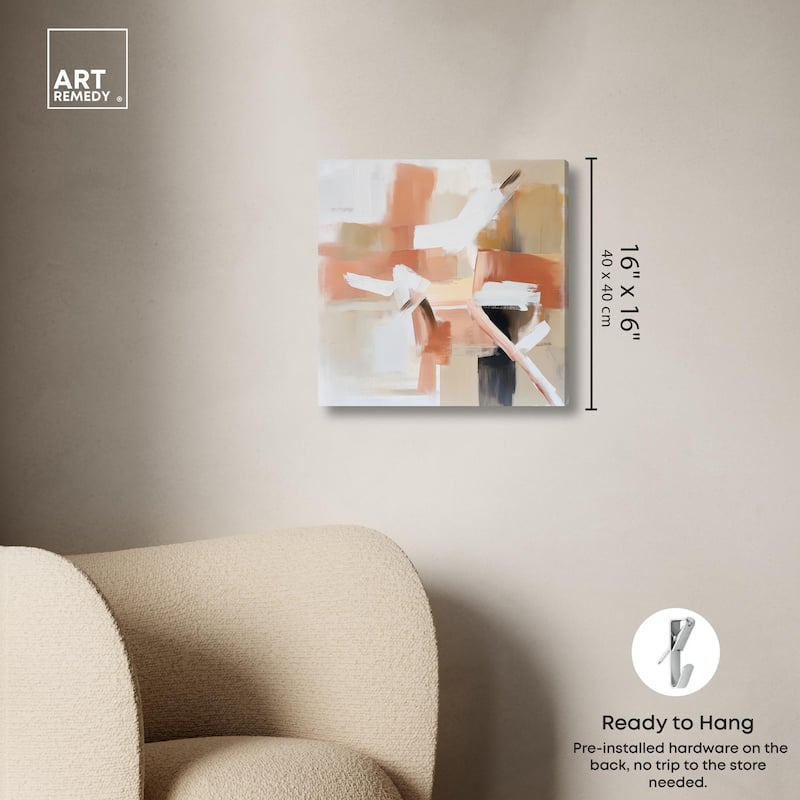 Rose and Rust II Canvas by Art Remedy, Gallery Wrapped