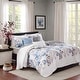 preview thumbnail 9 of 13, Madison Park Raven 6 Piece Printed Quilt Set with Throw Pillows