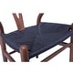 preview thumbnail 30 of 47, Woven Wood Armchair with Arms Open Y Back Mid Century Modern Office Dining Chairs Black Seat Kitchen Bedroom Organic Rattan