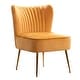 preview thumbnail 39 of 82, Haven Contemporary Velvet Upholstered Accent Chair