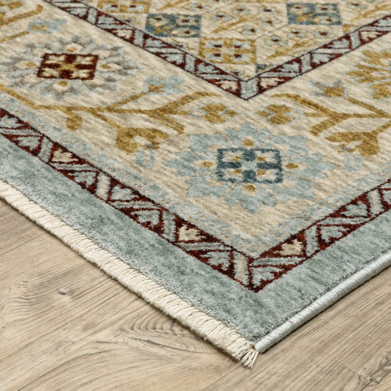 Style Haven Caiden Traditional Mosaic Center Area Rug