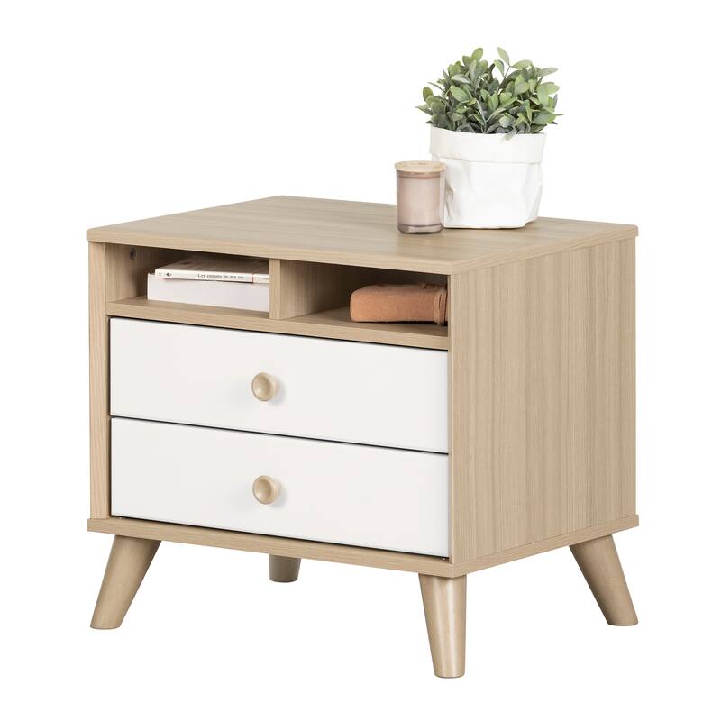 South Shore Yodi 2-Drawer Nightstand