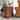 Solid Wood End Table, Two-Drawer Narrow Side Table, Fully Assembled
