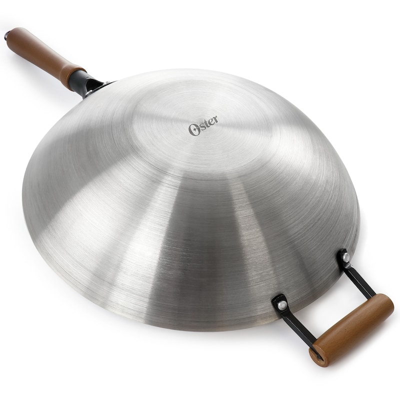14 Inch Stainless Steel Wok