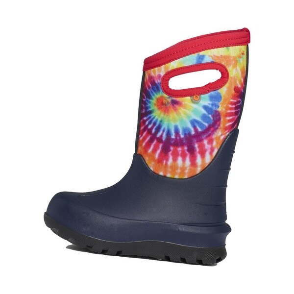 Bogs Outdoor Boots Girls Neo Classic Tie Dye Waterproof Pull On. Opens flyout.
