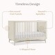 preview thumbnail 2 of 8, Delta Children Dylan 4-in-1 Convertible Crib