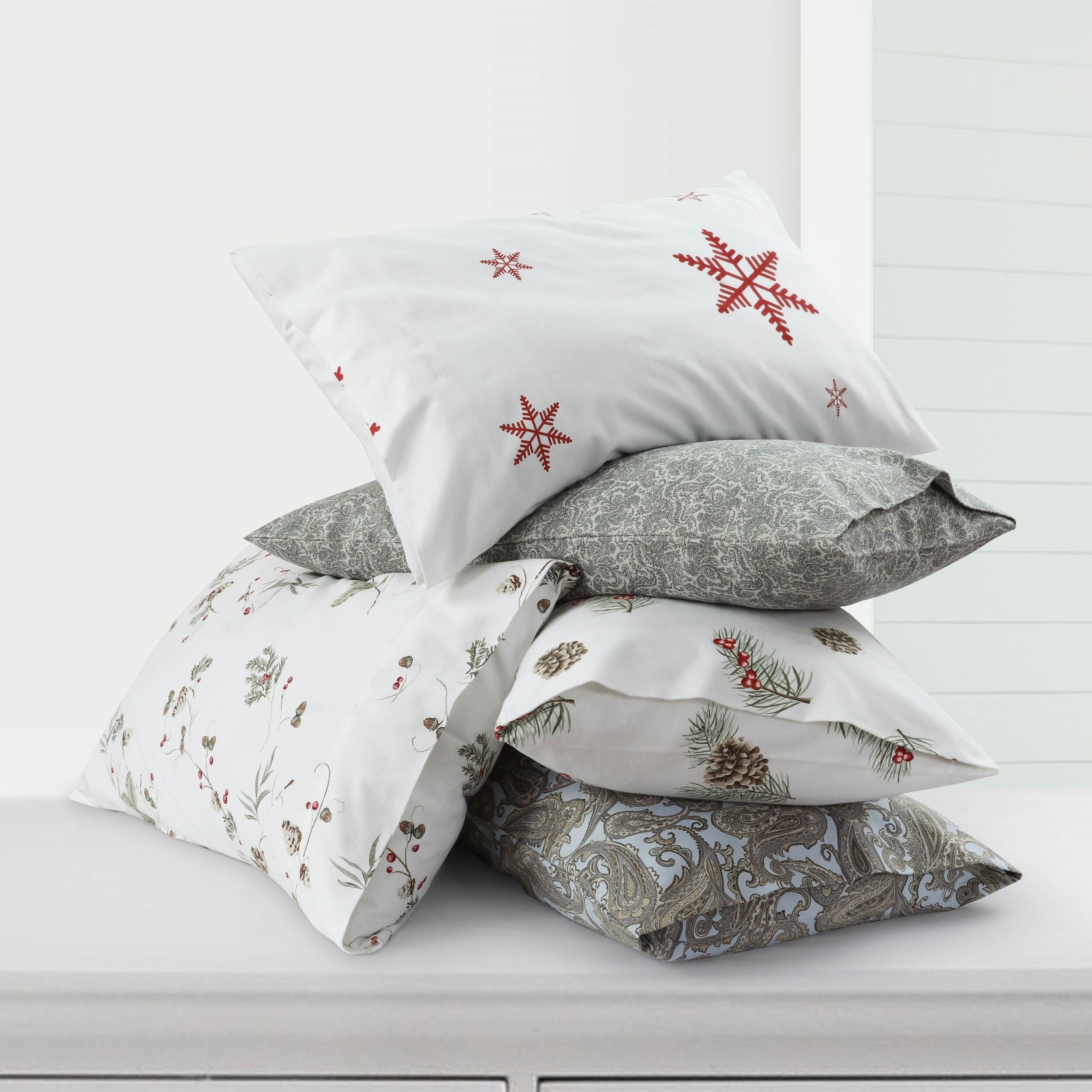 Flannel pillowcases hot sale sale