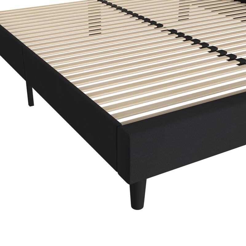 Platform Bed with Headboard - No Foundation Needed
