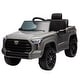 preview thumbnail 65 of 98, Toyota Tundra Licensed 12V Ride On Pickup Truck for Kids, Remote Control, USB, Front Wheel Shock Absorption, LED Lights