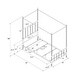 preview thumbnail 19 of 24, Avenue Greene Elliot Metal Canopy Bed