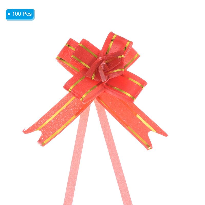 100Pcs Pull Bows Ribbon Gift Wrapping String Decorative Bow Tie