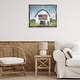 preview thumbnail 27 of 26, Stupell Patriotic Country Barn Framed Floater Canvas Wall Art Design By Sara Baker