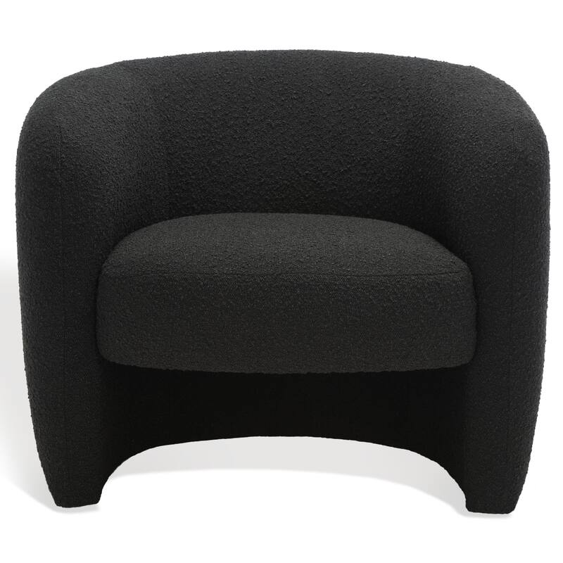 SAFAVIEH Couture Sangita Barrel Back Accent Chair - 35" W x 31" D x 30" H - 35Wx31Dx30H