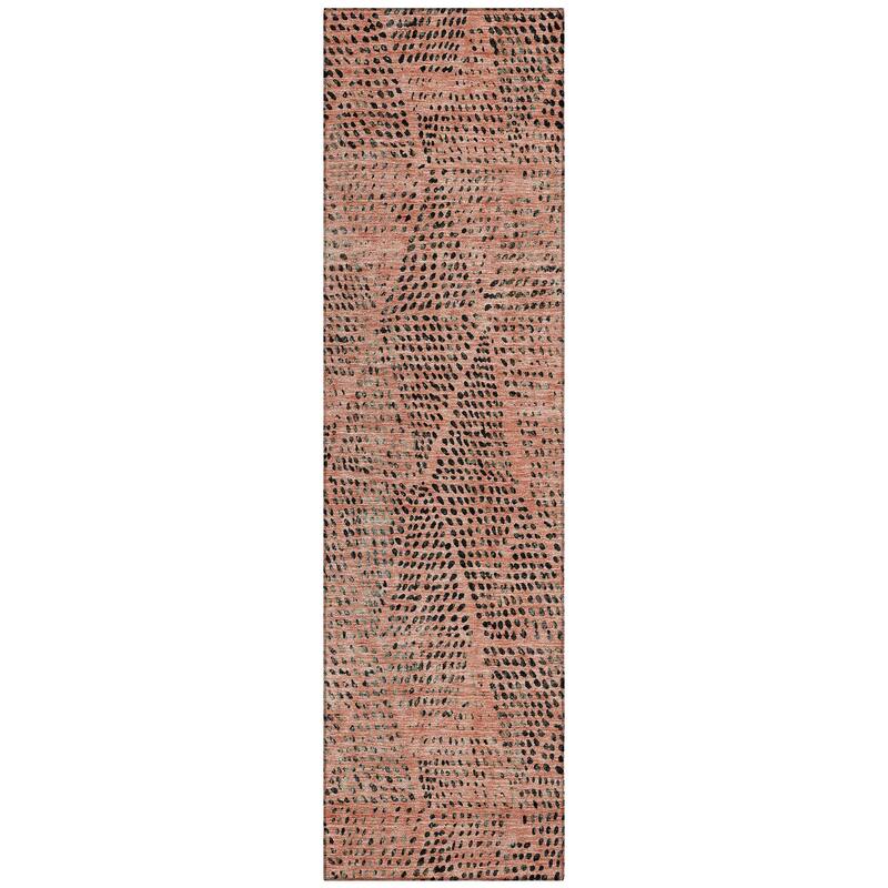 Machine Washable Indoor/ Outdoor Chantille Contemporary Diamonds Rug