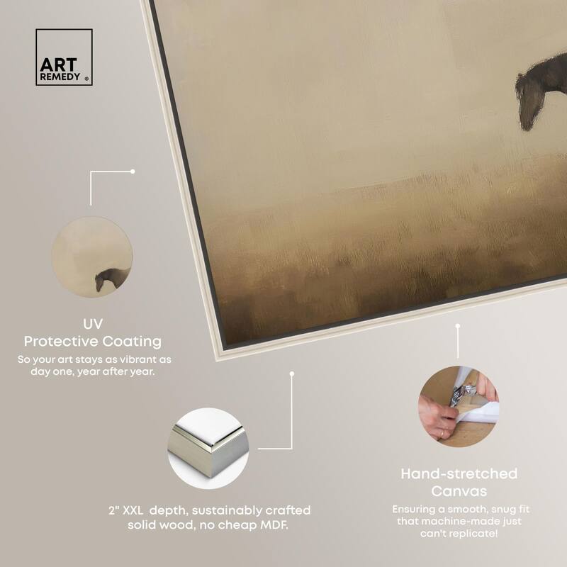Equine Duo Canvas by Art Remedy