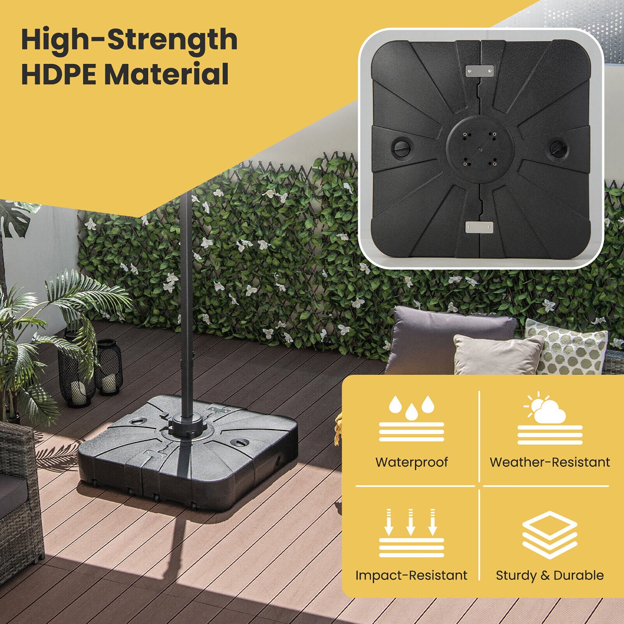 4 inch patio umbrellas Semi-Auto Patio Table Umbrellas