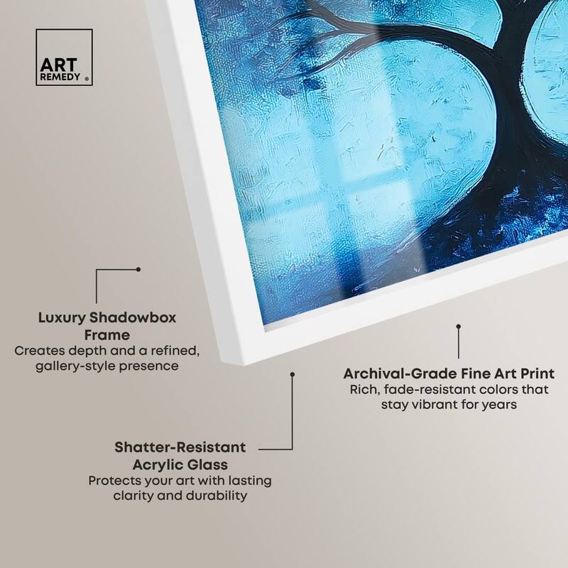 Tree of Opposites III Shadowbox by Art Remedy