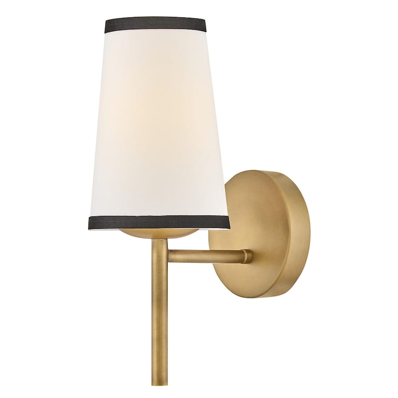 Hinkley Lighting 57050 Sonia 14" Tall Wall Sconce - Lacquered Brass / Off-White