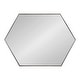 preview thumbnail 86 of 90, Kate and Laurel Rhodes Framed Hexagon Wall Mirror