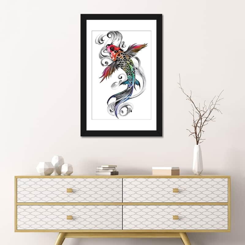 iCanvas "Rainbow Koi" by Katy Lipscomb